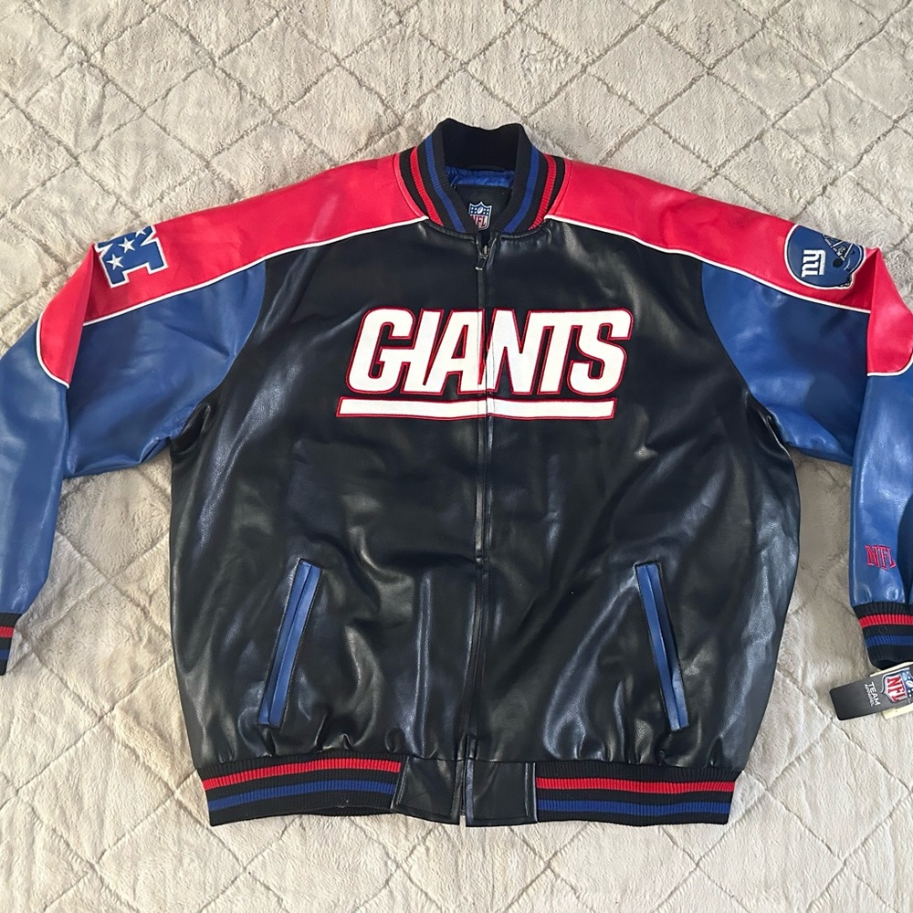 Giants Black and Red Men's Jacket